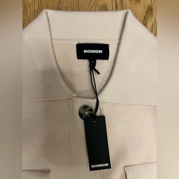 Monrow Supersoft Knit Jacket NWT - Picture 3 of 8